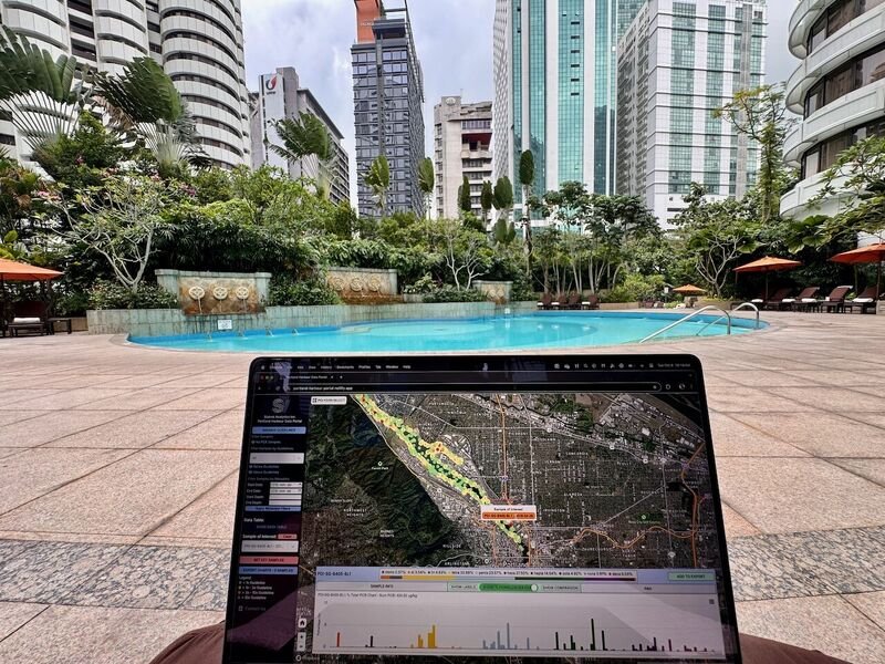 Remote office with a view